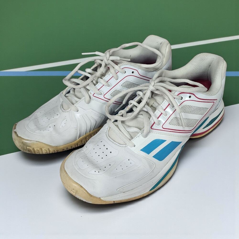 Babolat Propulse Team BPM AC W Tennis Court Shoes White Pink 31S1501 Women 9.5